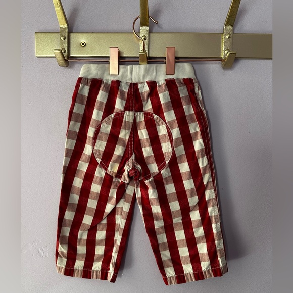 Baby Boden Red Checked Pants Size 18 - 24 Months - Picture 2 of 11